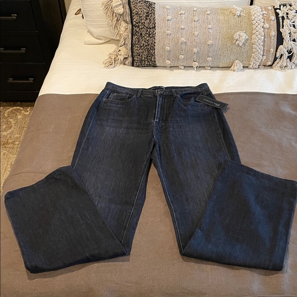 Veronica Beard Dylan High Rise Straight - Picture 7 of 8